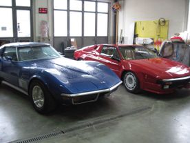 Gespritzte Autos
