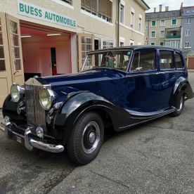 Edler blauer Oldtimer